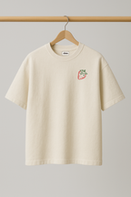 ZIAA "Berry Babe Club" graphic t-shirt with illustration of strawberries, white color base with red graphic