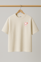 ZIAA "Coffee Club" graphic t-shirt with illustration of a coffee pot, white color base with red and pink graphic