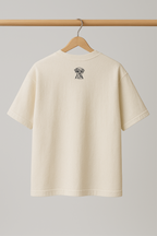 ZIAA "Too Cool For Rules" graphic t-shirt with illustration of a dog wearing shades, white color base with dark grey graphic